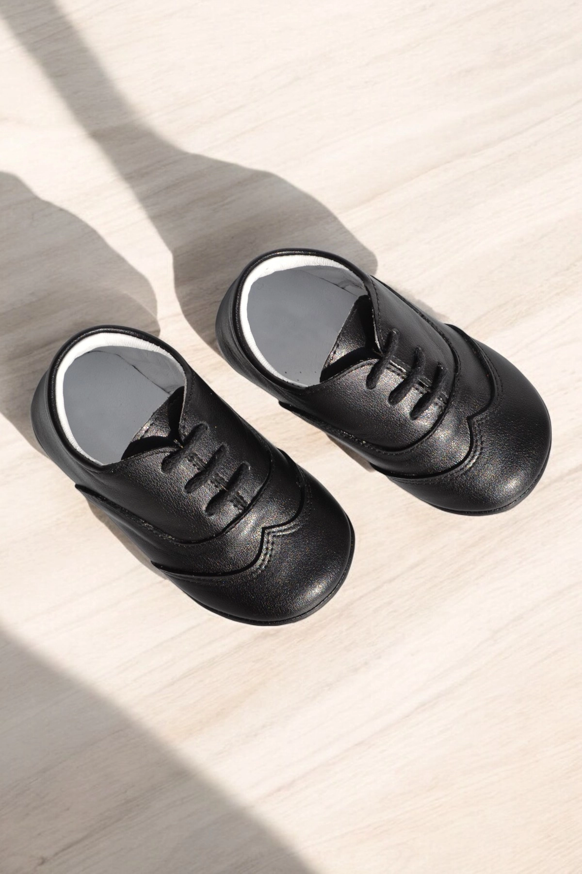 Oxford Hakiki Deri Ortopedik İlkadım Bebek Ayakkabısı CV-446