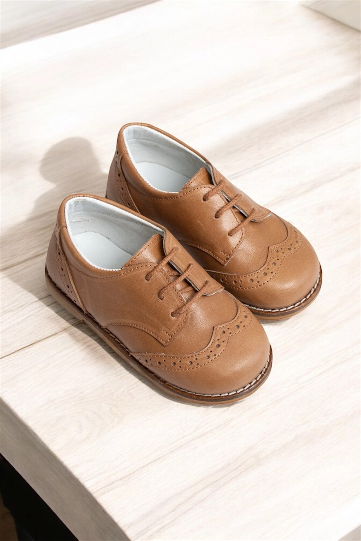 Hakiki Deri Ortopedik İlkadım Ayakkabı Antik CV-435