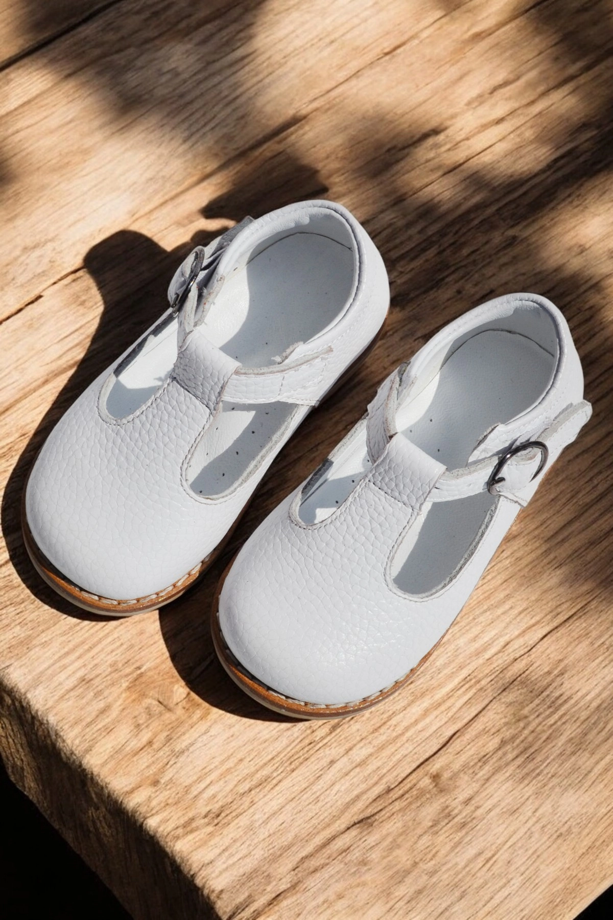 Hakiki Deri Ortopedik İlkadım Ayakkabı Beyaz CV-479