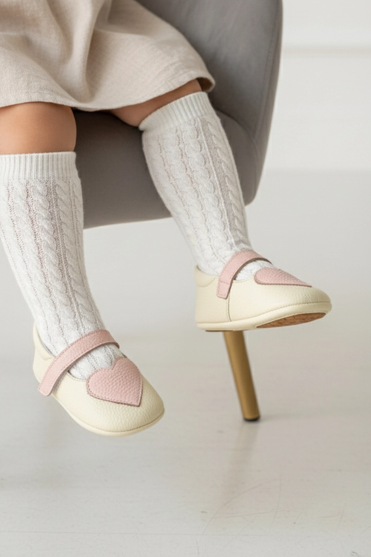 Hakiki Deri Babet Ortopedik ilkadım Bebek Ayakkabısı CV-478