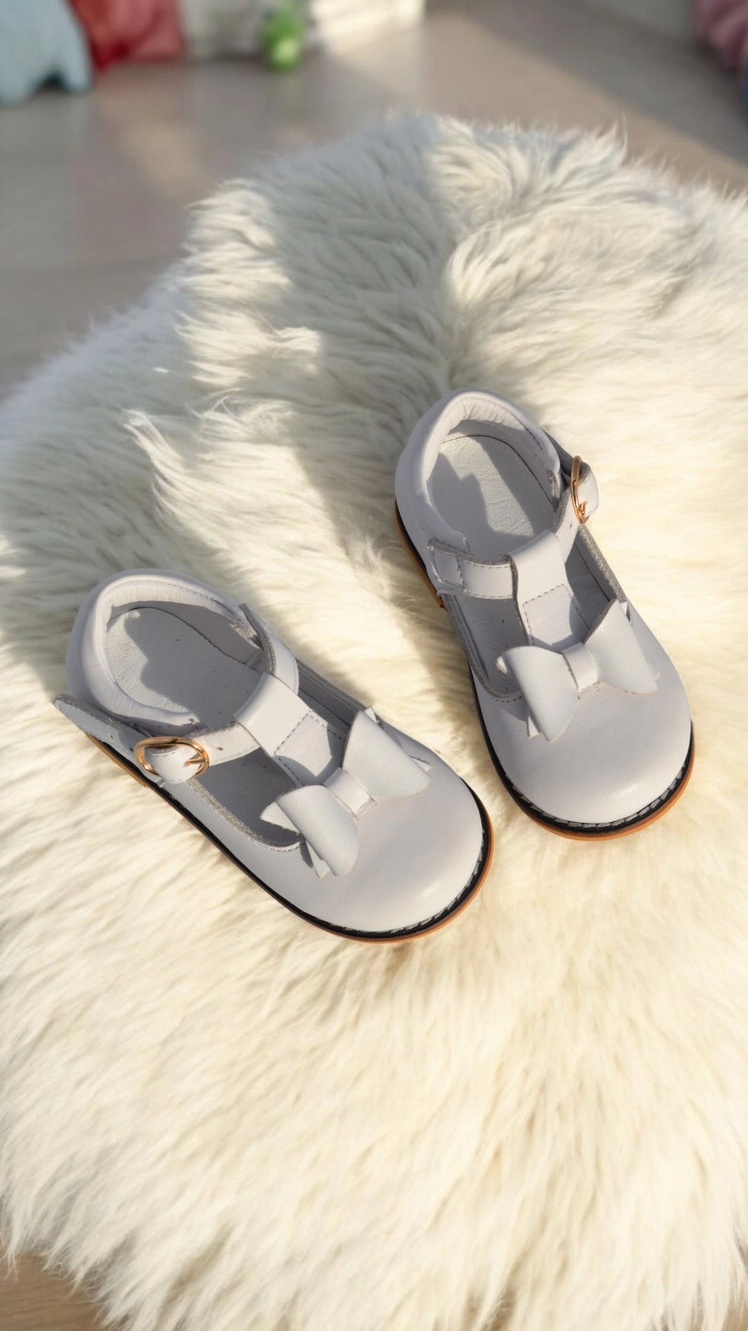 Hakiki Deri Ortopedik İlkadım Ayakkabı Beyaz CV-470