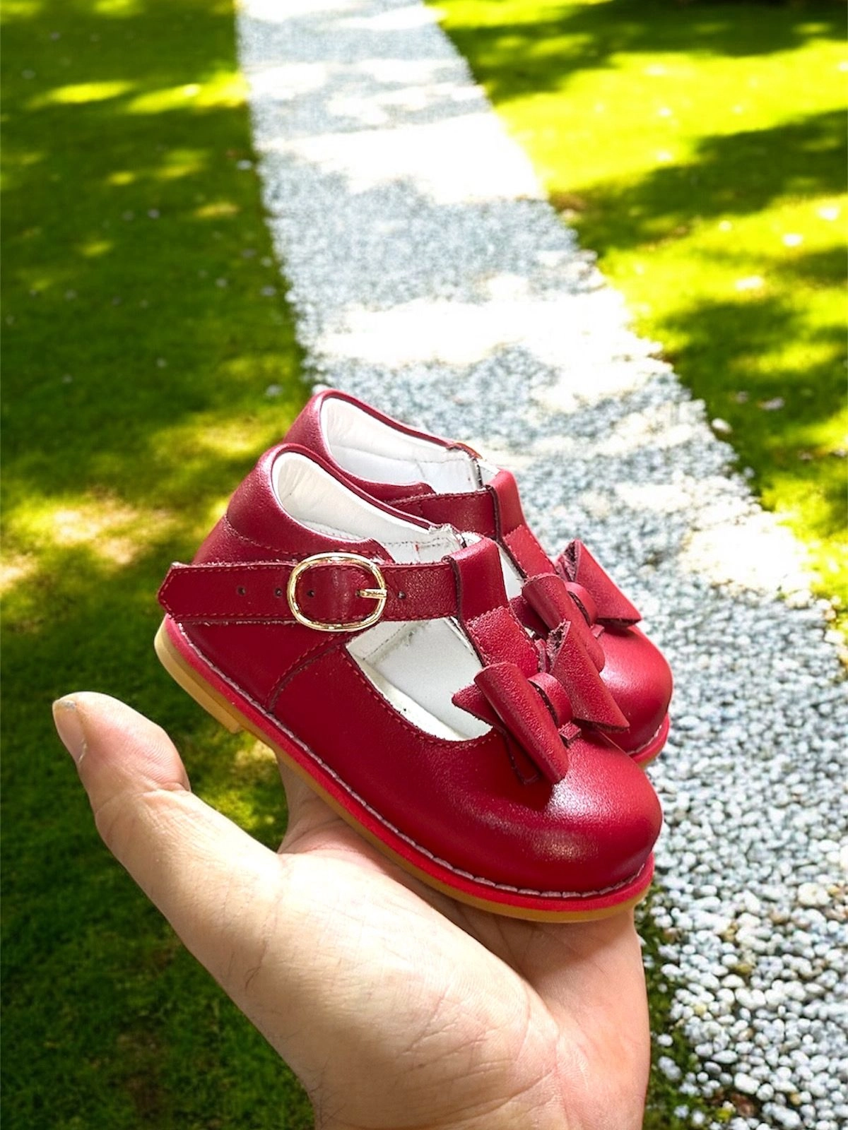 Hakiki Deri Ortopedik İlkadım Ayakkabı Kırmızı CV-472