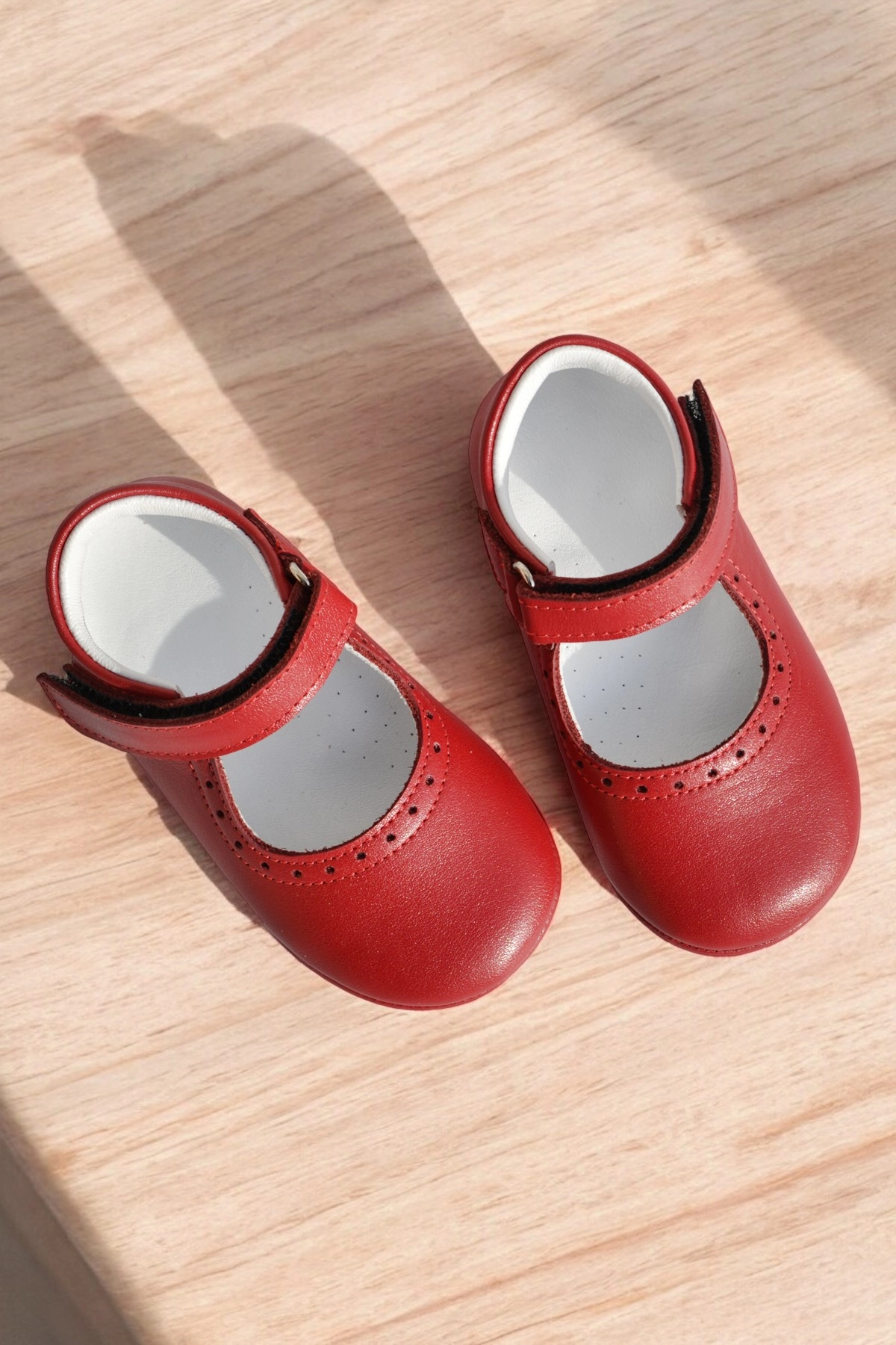 Hakiki Deri Cırtlı Ortopedik ilkadım Bebek Ayakkabısı CV-447