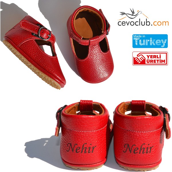 Royal İsimli İlkadım Ayakkabı Kırmızı CV-297