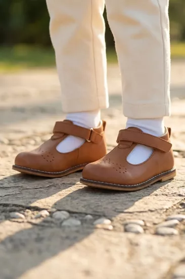 Hakiki Deri Cırtlı Ortopedik İlkadım Ayakkabı