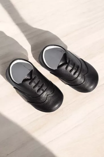 Oxford Hakiki Deri İlkadım Bebek Ayakkabısı