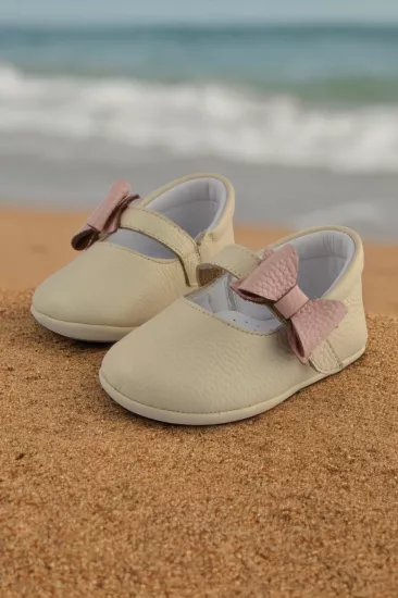 Hakiki Deri Babet Ortopedik ilkadım Bebek Ayakkabısı