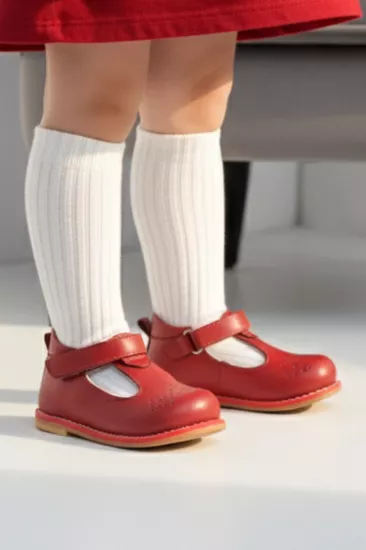 Hakiki Deri Cırtlı Ortopedik İlkadım Ayakkabı