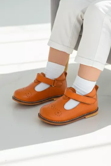 Hakiki Deri Cırtlı Ortopedik İlkadım Ayakkabı