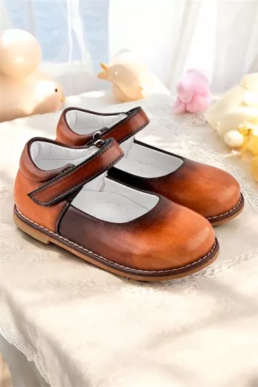 Hakiki Deri  Cırtlı Ortopedik İlkadım Ayakkabı