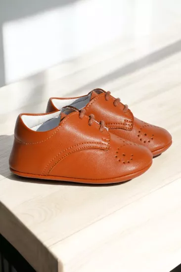 Molyer Hakiki Deri İlkadım Bebek Ayakkabısı