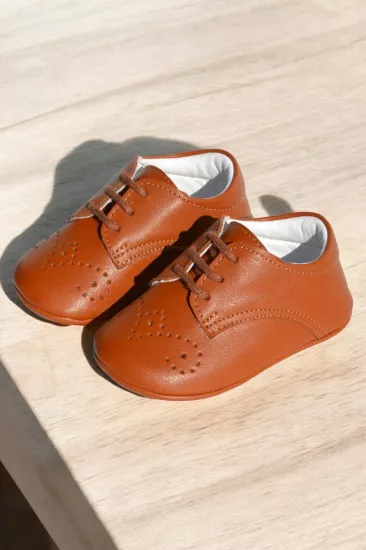 Molyer Hakiki Deri İlkadım Bebek Ayakkabısı