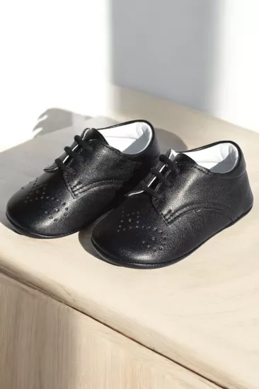 Molyer Hakiki Deri İlkadım Bebek Ayakkabısı